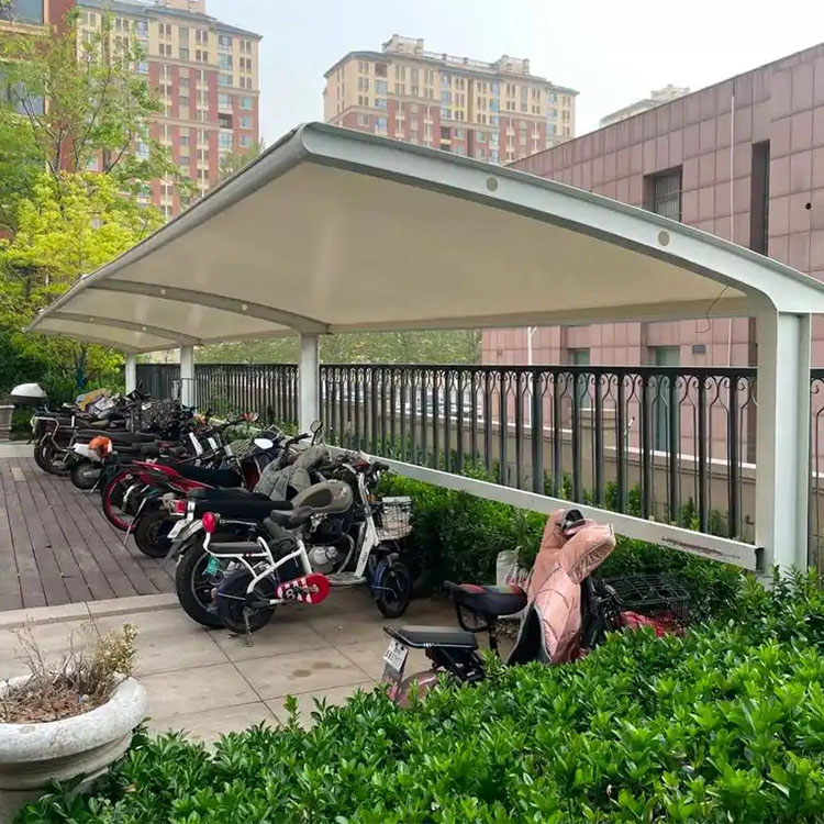 无棣县膜结构电动车棚